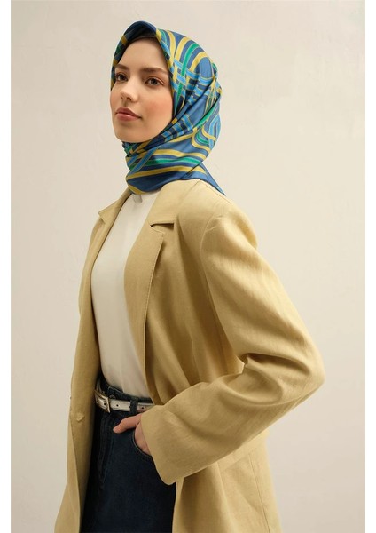 80 Twill Ipek Eşarp 9333D