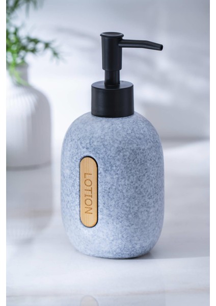 Vega Gri Sıvı Sabunluk - 18 cm