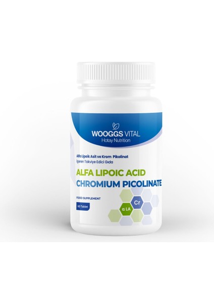 Alfa Lipoic Asit ve Chromıum Pıcolınate Içeren Takviye Edici Gıda 60 Tablet