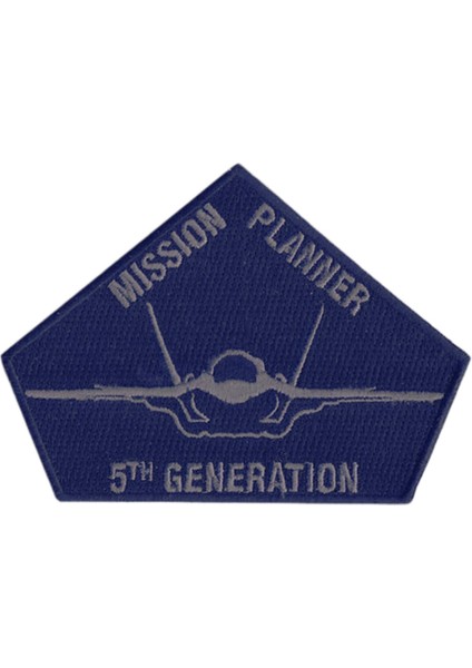 Aplike Ütü Ile Yapışan Mission Planner Lacivert Arma 6 cm