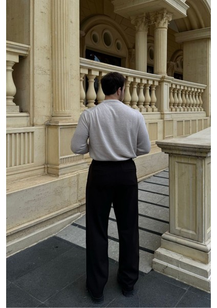 Erkek Kumaş Baggy Kalıp Pileli Pantolon modelleri