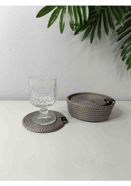 VeronicaArt Bardak Altlığı Hediyelikler, jüt, Trees, Hasır, Halat ipten, Renkli Hediyelik fırsatları