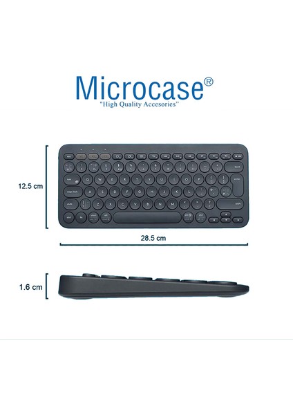 Honor Magic Pad 2 12.3 Inch Tablet Için Bluetooth Klavye + Mouse + Tablet Standı - AL8106