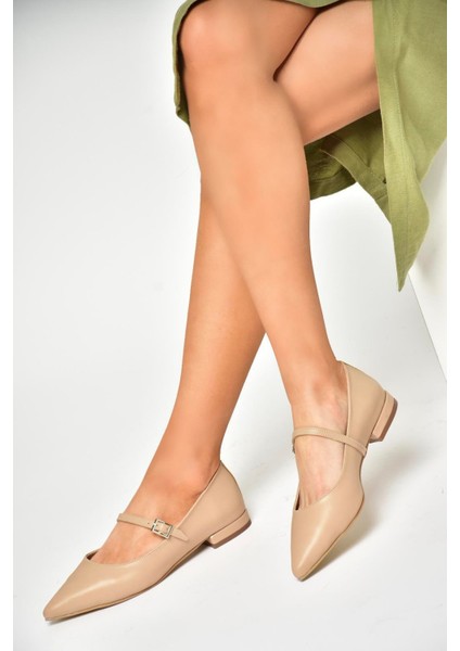 U725512209 Ten Sivri Burunlu Kadın Babet