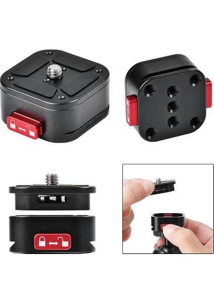 Hızlı Çıkarma Plaka Kamera Tripod Montaj Pençesi Arca Qr Plaka Adaptörü Sony Canon Nikon Kamera Tripod Gimbal Sabitleyici (Yurt Dışından) modelleri