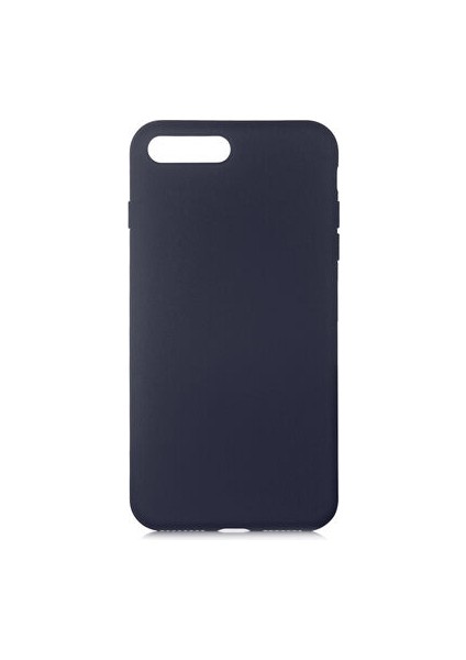 Apple Iphone 7 Plus Kılıf Yumuşak Doku ve Kadife Dolgulu Clay Premium Silikon Kapak
