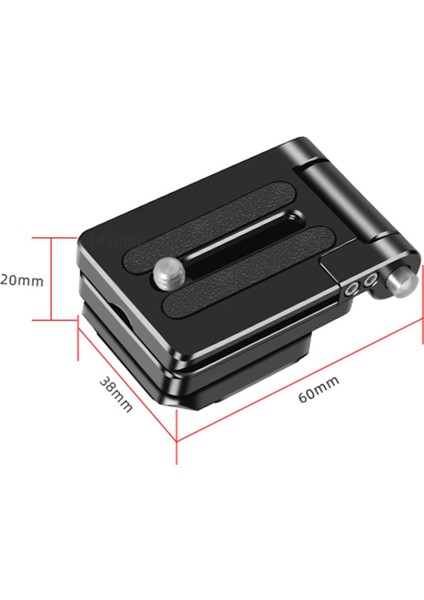 Katlanabilir Dslr Kamera L Braketi Ayar Açısı, Çeşitli Kameralar Sabitleyiciler Için Uygun Hızlı Çıkarma Plakası (Yurt Dışından) fiyatları