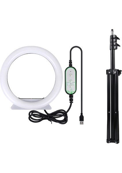 18 cm Selfie Halkası LED Işık 160 cm Standı Tripod Halka Lambalar Rgb 26 Renk Dolgu Işığı Video Işığı Makyaj Canlı (Yurt Dışından)