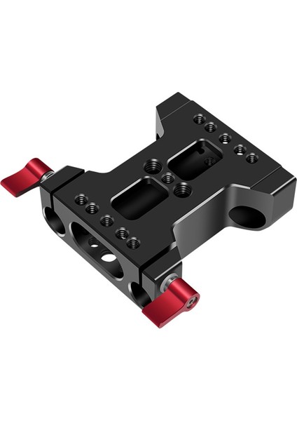 Çok Işlevli Kamera Taban Plakası ile 15MM Çubuk Ray Kelepçesi Dslr Kamera Omuz Rig Destek Aksesuarları (Yurt Dışından)
