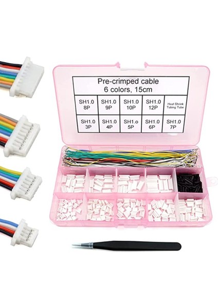 Sh1.0 Konnektörleri ve Önceden Kıvrılmış Kablolar Sh1.0mm Fpv Drone Uçuş Kontrol Cihazı Için 15CM Tel (Yurt Dışından) fiyatları