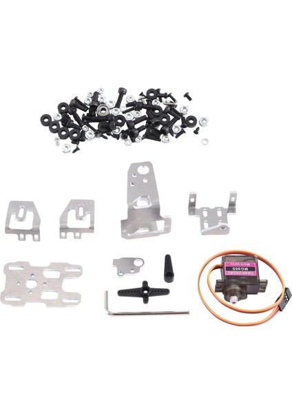 Kamera Çift Akslı Gimbal Braketi Soğutma Fanı ile 2 Servo Olmadan, 9g Servo Pan Montaj Standı Fpv Drone Baş Izleyici Için (Yurt Dışından)