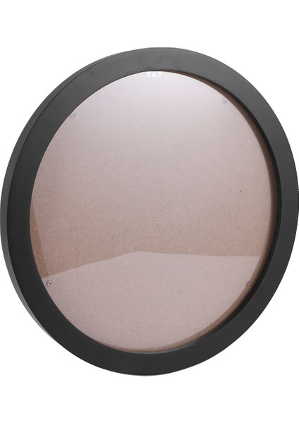 10 Inç Yuvarlak Ahşap Resim Çerçeveleri Yaratıcı Hediye Dıy Duvar Asılı Ahşap Resim Tutucu Ev Dekorasyon (Siyah) (Yurt Dışından)