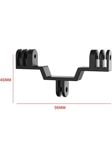 Kamera Tutucu Braketi Çift Stand Montajı Tripod Adaptörü Genişleme Go Pro Hero 10 9 8 7 6 Spor Kamera Aksesuarları (Yurt Dışından) fiyatları