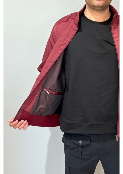 Erkek Feremuarlı Mevsimlik Ceket Tek Üst REU-9114 Bordo modelleri