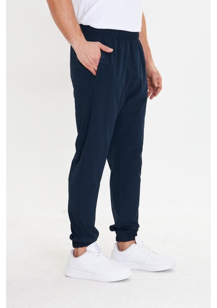 Erkek Stretchfit Esnek Lastik Paçalı Eşofman Altı Lacivert 2663-L indirimleri