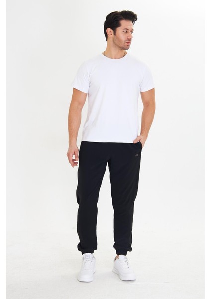 Erkek Stretchfit Esnek Lastik Paçalı Eşofman Altı Siyah 2663-S fiyatları