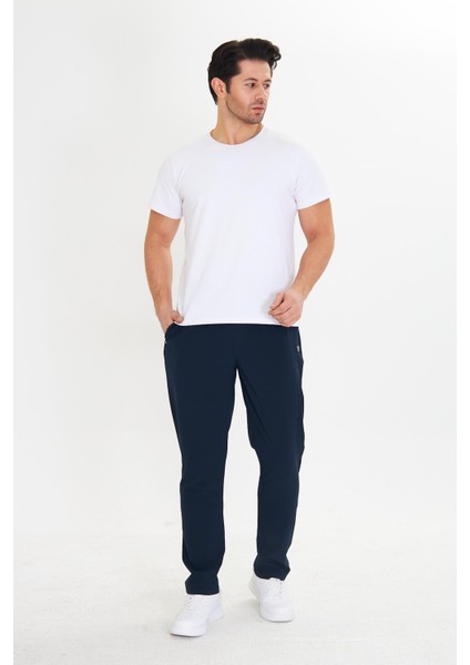 Erkek Stretchfit Esnek Eşofman Altı Lacivert 2661-L