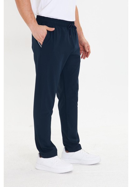Erkek Stretchfit Esnek Eşofman Altı Lacivert 2661-L