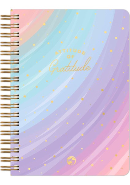Utopia Spiralli Defter Çizgili Attitude 17X24 cm