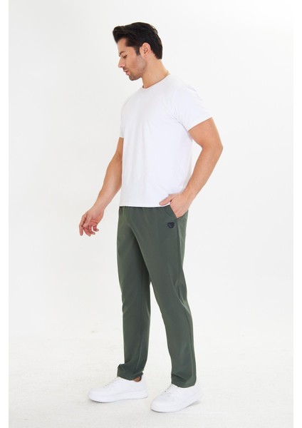 Erkek Stretchfit Esnek Eşofman Altı Haki 2661-H
