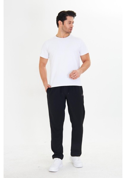 Erkek Stretchfit Esnek Eşofman Altı Siyah 2660-S