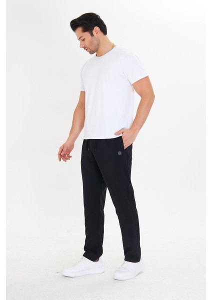 Erkek Stretchfit Esnek Eşofman Altı Siyah 2660-S