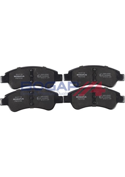 Ön Balata Fişsiz Peugeot Partner 02-08/Berlingo 02-08/ 301 / Fiat Ducato (Arka) 06-14