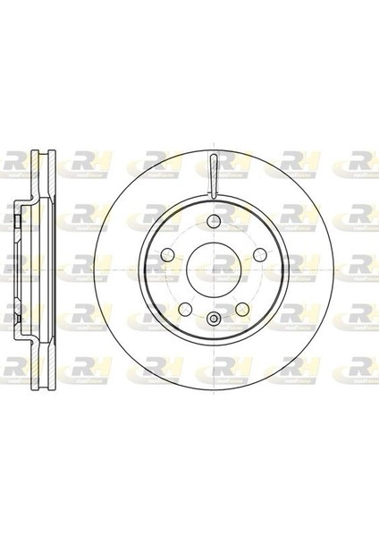 Ön Disk Takım Havalı (2 Adet) Opel Insignia A 08>/chevrolet Aceo-Kalos-Malibu 05>/buick La Crosse-Regal 09>