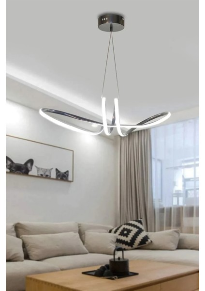Papyon Ledli Avize - LED Avize - 3 Renk Kumandalı