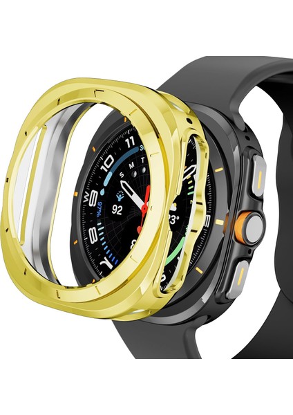 Samsung Galaxy Watch 7 Ultra 47MM Uyumlu Kasa Ekran Koruyucu 360 Tam Koruma Kılıf Kapak
