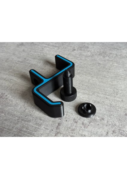 Masa Kenarına Monte Edilebilir Siyah ve Mavi Kulaklık Askısı Kulaklık Standı – Şık ve Dayanıklı Tasarım fırsatları