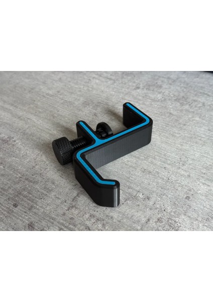 Masa Kenarına Monte Edilebilir Siyah ve Mavi Kulaklık Askısı Kulaklık Standı – Şık ve Dayanıklı Tasarım indirimleri