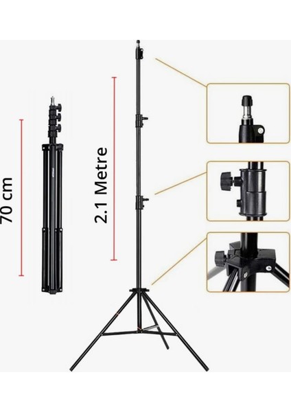 Ayarlanabilir Projeksiyon Askı Aparatı ve Ayağı Tavalı 70CM ve 2metre Arası