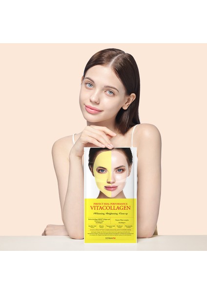 Vita Collagen Leke Önleyici Parlatıcı ve Eşitleyici Arbutin Etkili Kolajen Maske modelleri