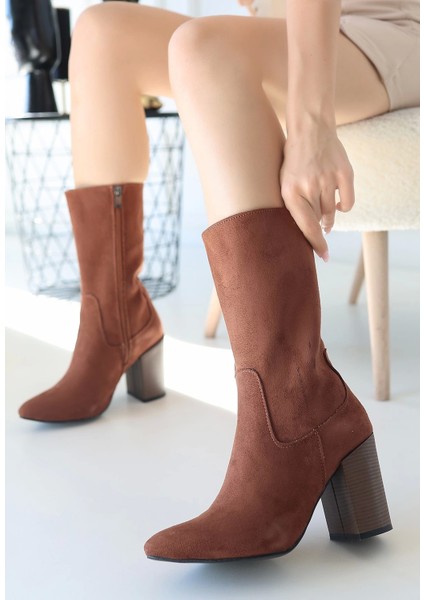 Kiant Taba Süet Topuklu Çizme fiyatları