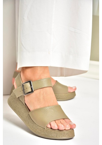 P555050203 Vizon Kadın Sandalet modelleri