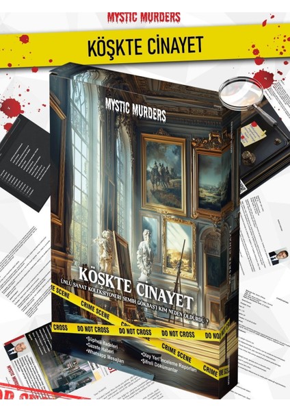 Dedektiflik Cinayet Çözme Oyunu - Köşkte Cinayet Dedektif Oyunu