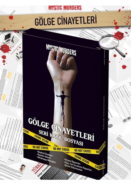 Dedektiflik Cinayet Çözme Oyunu - Gölge Cinayetleri -Seri Katil Dosyası Dedektif Oyunu