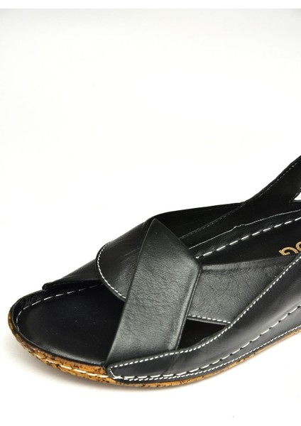 U555061003 Siyah Sandalet indirimleri