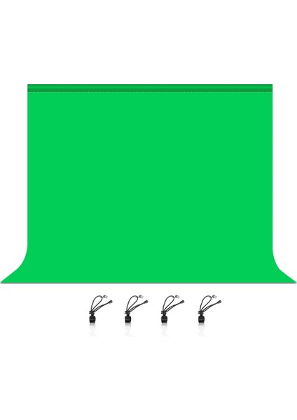 3X2M Fotoğraf Arka Plan Bezi Stüdyo Canlı Portre Bezi Anahtarsız Kumaş Çok Fonksiyonlu Fotoğraf Arka Plan Bezi, Yeşil (Yurt Dışından)