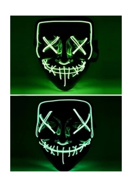 LED Işıklı Yeşil Maske fiyatları