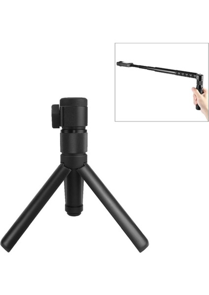 INSTA360 X4 X3 X2/djı/gopro Spor Kamera Aksesuarları Için Döner Saplı Masaüstü Tripod Standı 1/4 Vida Tripod Standı ile (Yurt Dışından)