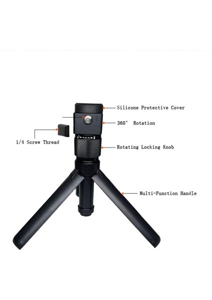 INSTA360 X4 X3 X2/djı/gopro Spor Kamera Aksesuarları Için Döner Saplı Masaüstü Tripod Standı 1/4 Vida Tripod Standı ile (Yurt Dışından)