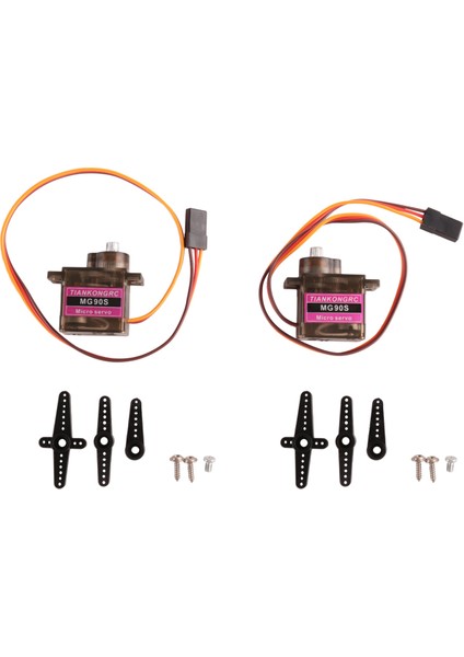1 Takım Dc 4.8-5V Çift Servo Gimbal Braketi 29X29MM Kamera Pan/tilt Standı 2 Adet 9g Direksiyon Dişlisi ile Rc Fpv Drone Için (A) (Yurt Dışından)