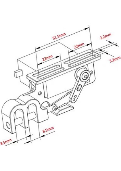 Servo Parabolik Anahtar Hava Atış Cihazı Büyük Tork Dağıtıcıları Rc Model Iha Helikopter Multikopter Için (Yurt Dışından) fırsatları