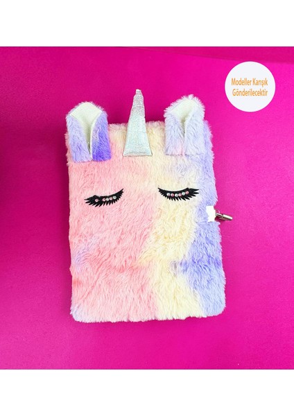 A4 Ebatında 100 Yaprak Peluş Defter