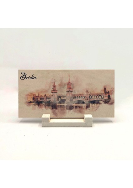 Berlin Baskılı Taş Masaüstlük 10X20