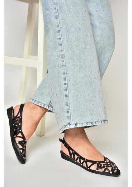 U250030114 Siyah Sim Kadın Babet fiyatları