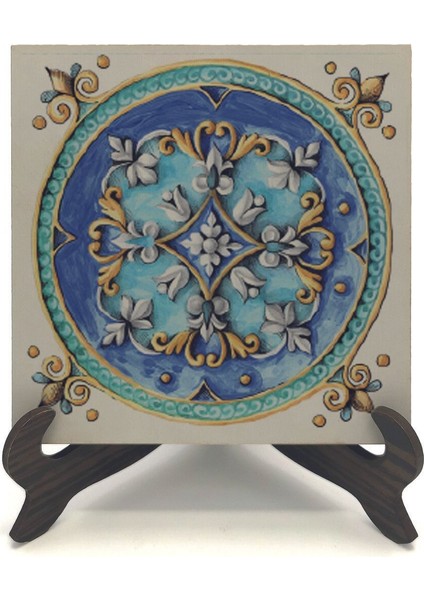 Italyan Deseni Baskılı Mdf Masaüstlük 10X10