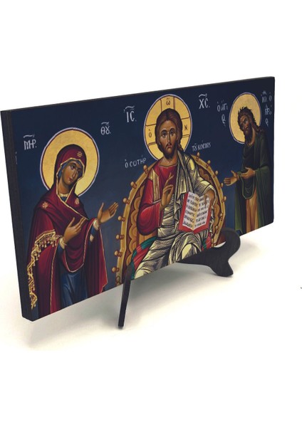 Ortodoks Icon Baskılı Mdf Masaüstlük 10X20